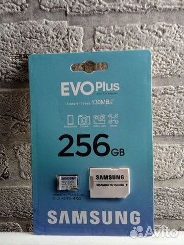 Карта памяти Samsung micro sd 256 gb