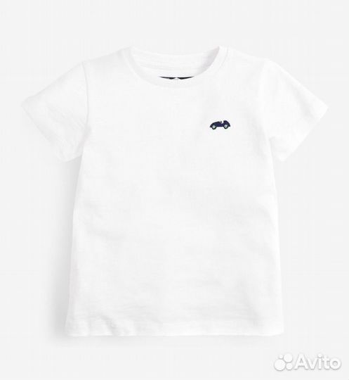 Новые футболки Next с машинками 86