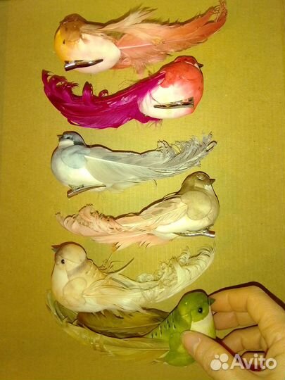 Коллекция ёлочных игрушек на прищепке 