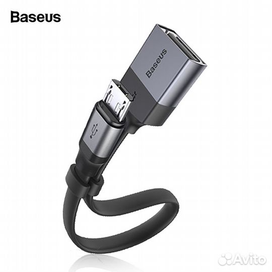 Переходник адаптер OTG micro USB на USB baseus