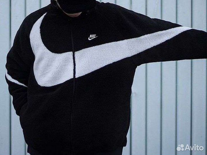 Куртка nike барашка двухсторонняя