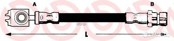 Шланг тормозной, передний левый/правый T85046 B