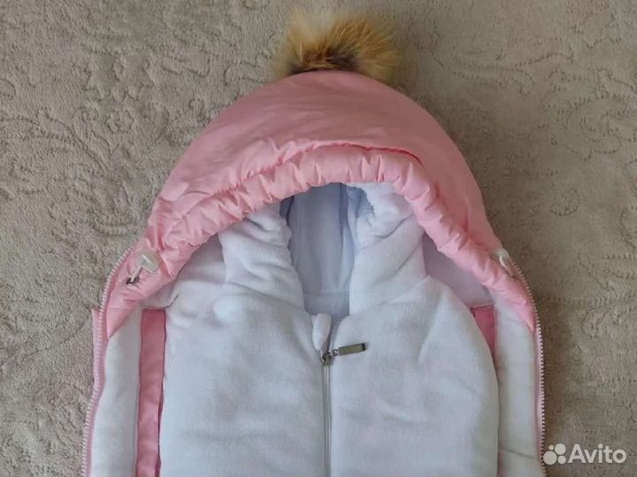 Конверт на выписку или в коляску для девочки