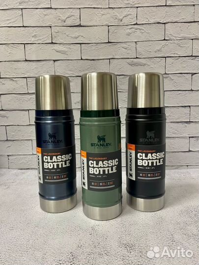 Термос stanley Classic Bottle (черн,зел,син) 0,47