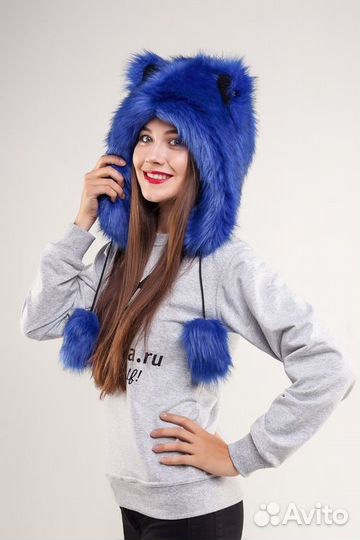 Волкошапка оригинальная новая/ зверошапка / шапка