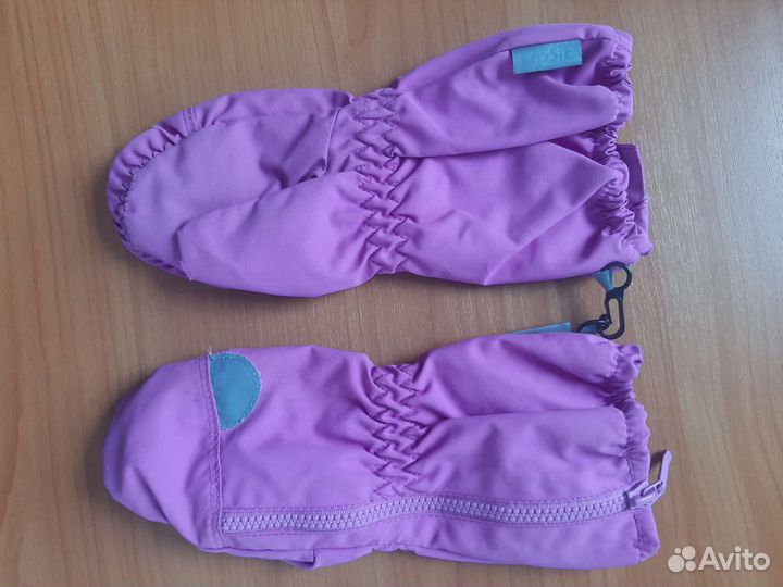 Варежки краги lassie 2 размер, демисезон