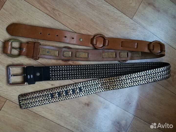 Пояс кожаный