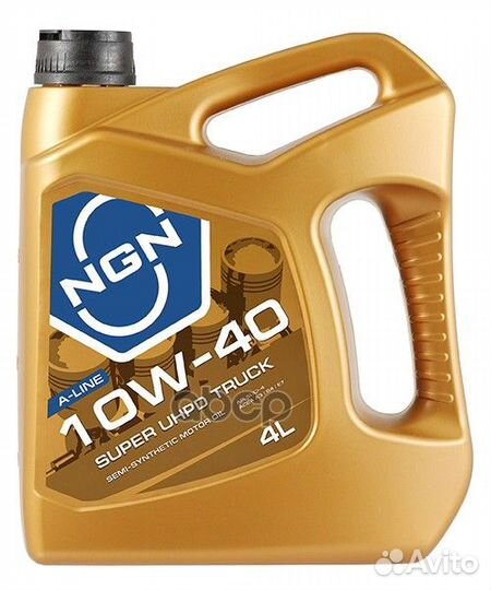 10W-40 super uhpd truck A-line CI-4/SL 4л