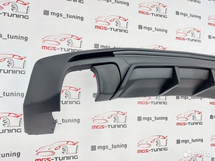 Диффузор 1х1 стиль ZL1 на Chevrolet Camaro 16-18г