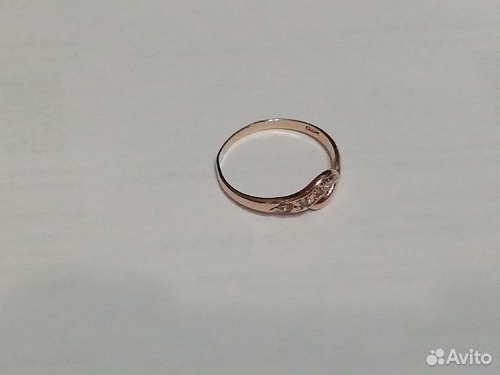 Золотое кольцо женское 585 размер17