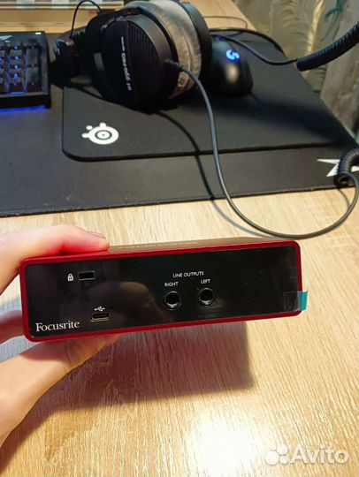 Внешняя звуковая карта focusrite Scarlett solo 3