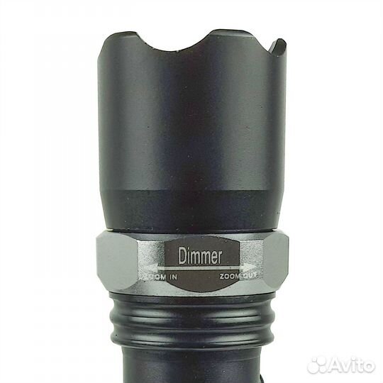 Фонарь ручной жезл police, корпус металл, аккумуля