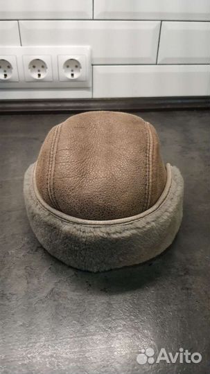 Шапка мужская зимняя (мех овчины к дубленке)