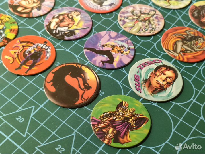 Фишки (кэпсы, caps) dunkin Mortal Kombat