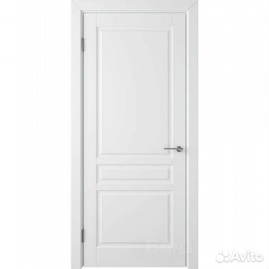Дверь новая 80, мдф эмаль белый