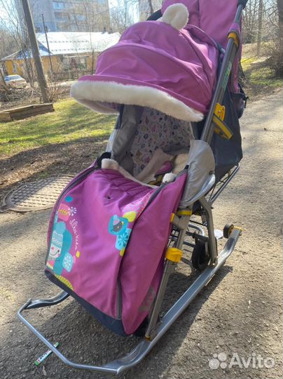 Коляска санки Nika kids