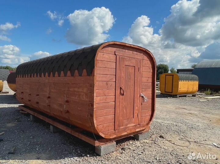 Баня Бочка Квадро