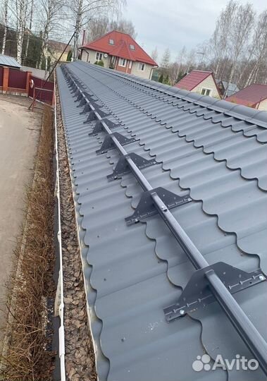 Снегозадержатели с монтажом