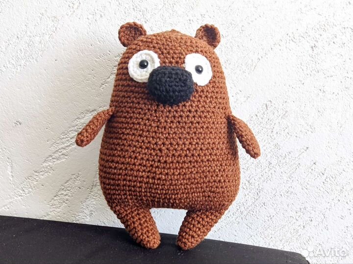 Игрушка вязаная Медведь