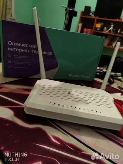 Оптический интернет-терминал (Роутер) Ростелеком