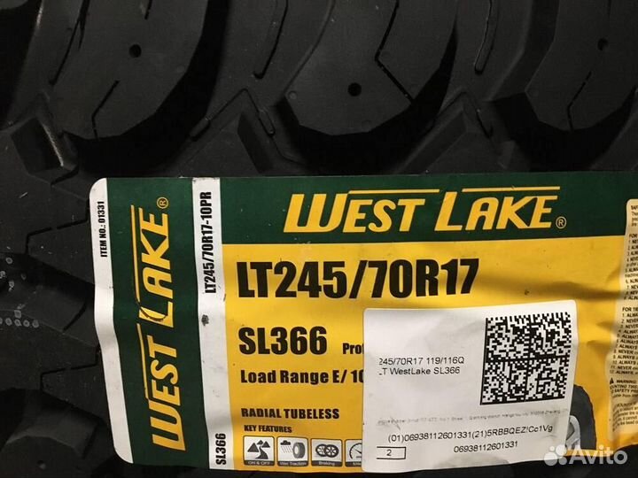 Westlake SL366 245/70 R17 119Q