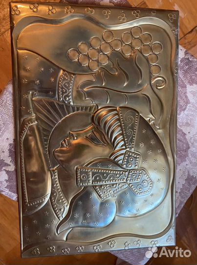 Картина чеканка СССР