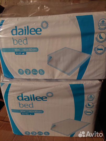 Пеленки гигиенич 6060 и 6090, 30шт в уп