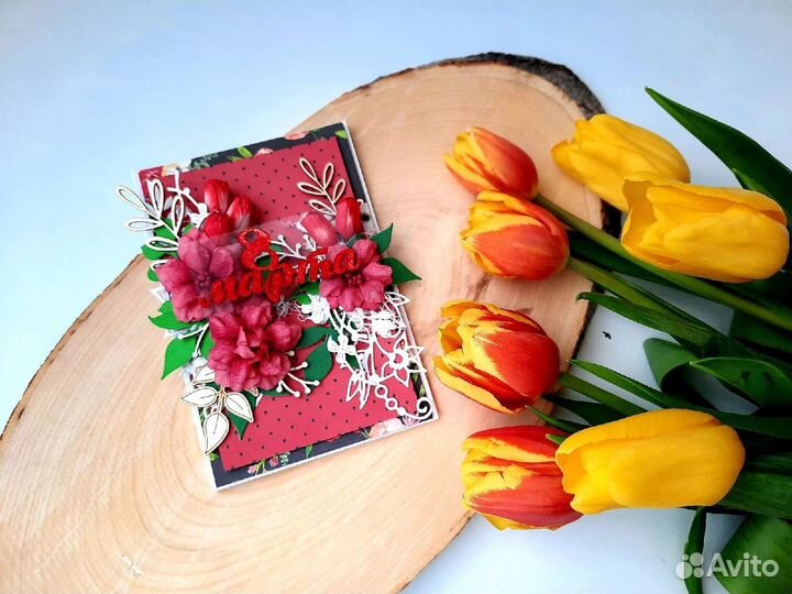 Открытка к 8 марта