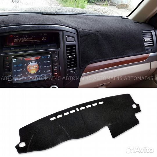 Накидка на панель Mitsubishi Pajero IV карпет