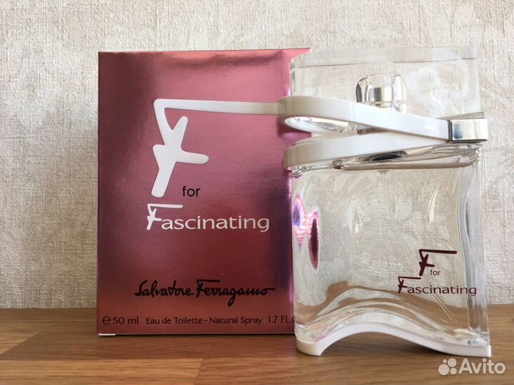 F for Fascinating S.Ferragamo edt 50мл старый выпу