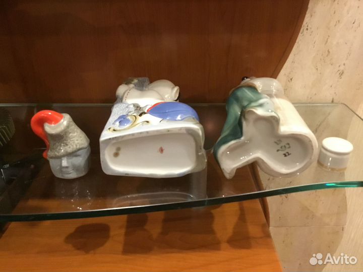 Штоф фарфоровый Пьяный Казак