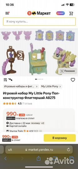 Игровой набор My Little Pony Флаттершай