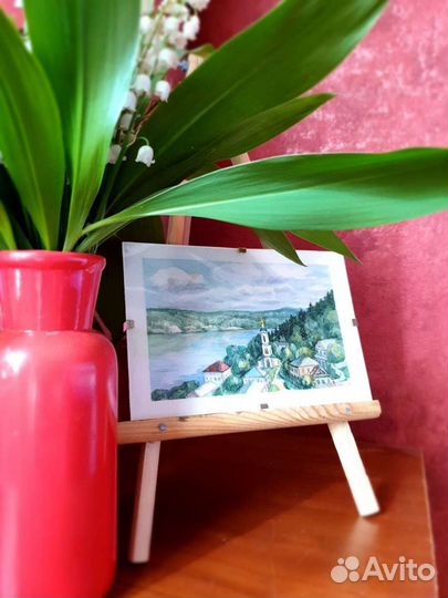 Картина Плёс. Миниатюра. Пейзаж