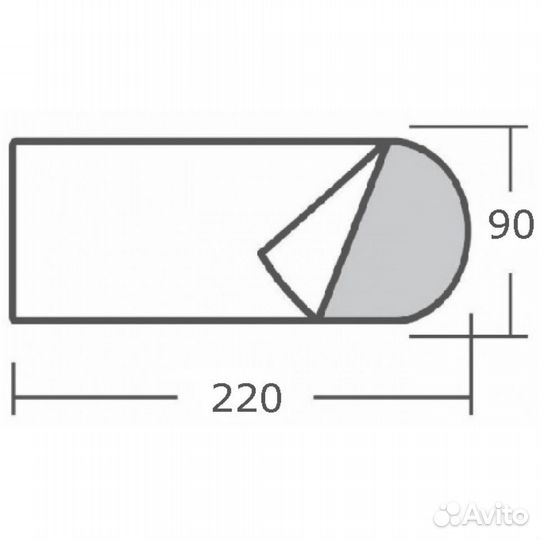 Спальный мешок батыр extreme (220х90) Stratex 300