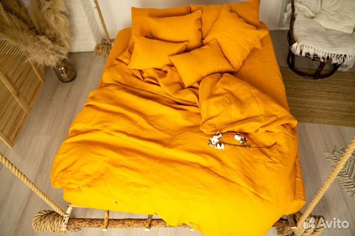 Постельное белье лен