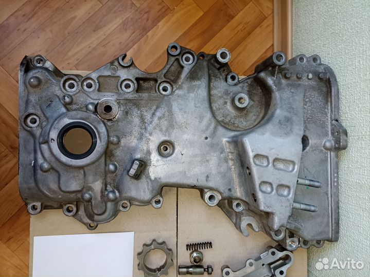 Масляный насос/ боковая крышка двс G4NA