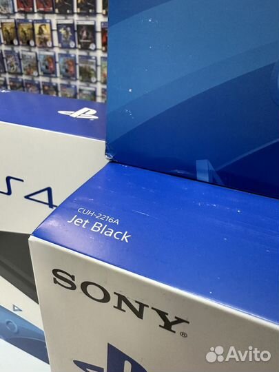 Sony PlayStation 4 Slim 500gb (новая) + 50 игр