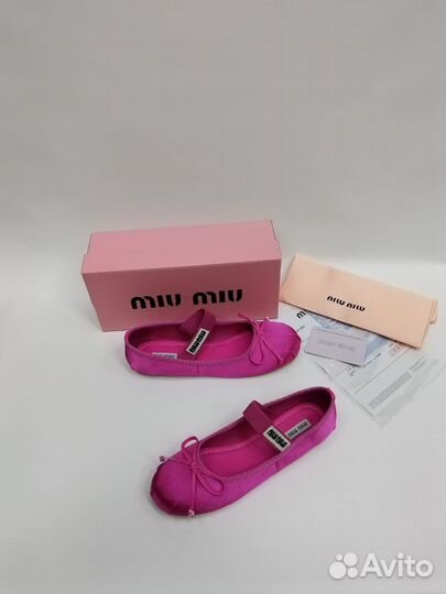 Балетки MIU MIU арт т6