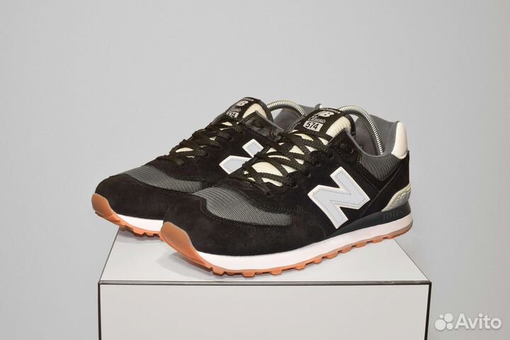 New Balance 574 Classic (41-46, Черные, Классика)