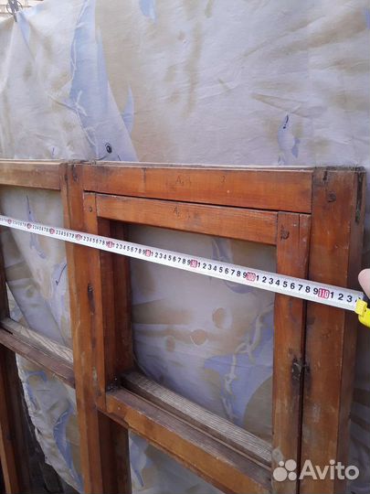 Деревянные оконные рамы б/у 3 шт цена за 1шт