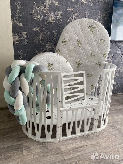 Детская кроватка круглая