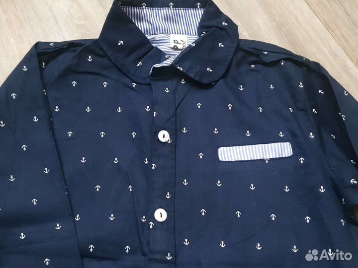 Рубашка новая для мальчика 128 134