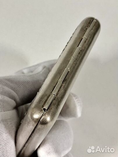 Портсигар новый Моссовет латунь СССР 40-50х годов