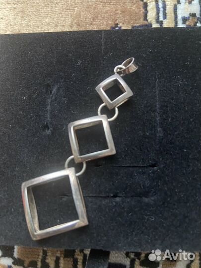 Подвеска серебро