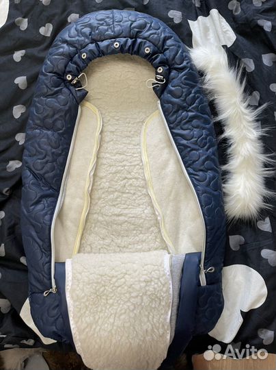 Конверт на выписку из овчины