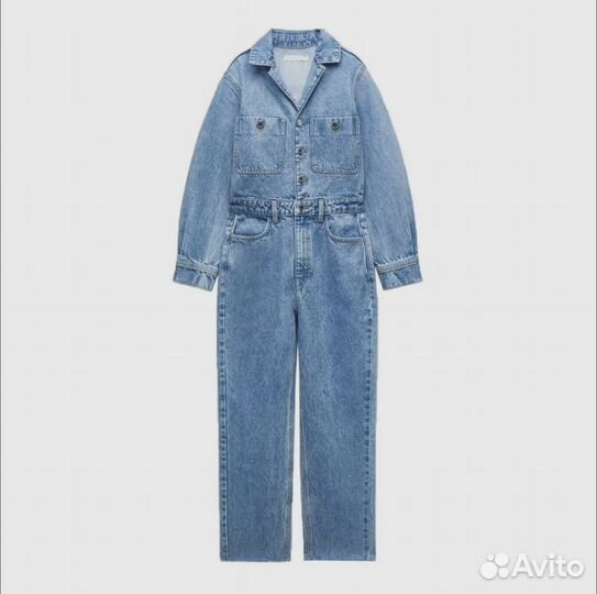Комбинезон женский джинсовый