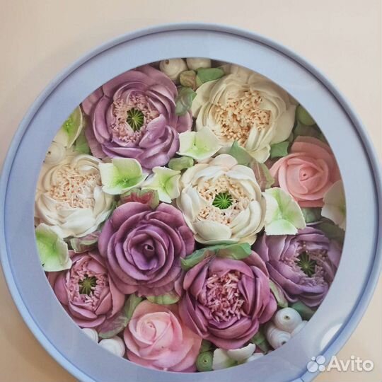 Сладкий букет из зефира