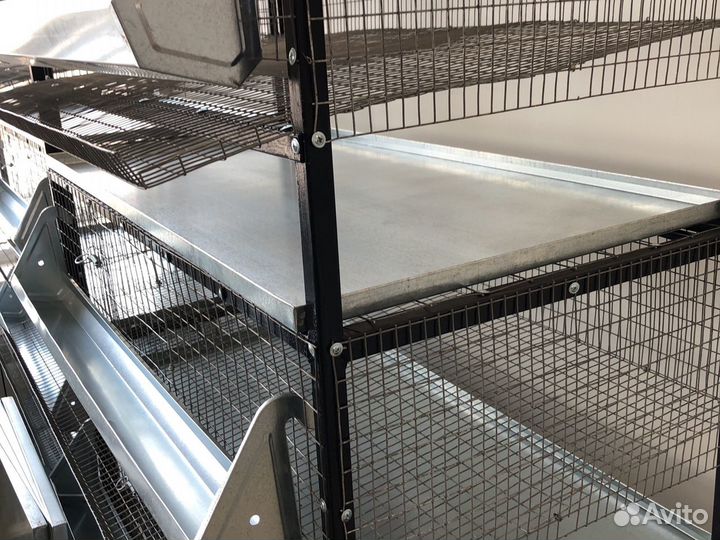 Клетка для перепелов на 160 голов в сборе