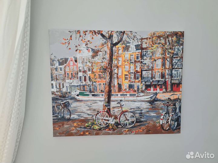 Картина Европа велосипеды