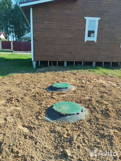 Септик из жб колец под ключ